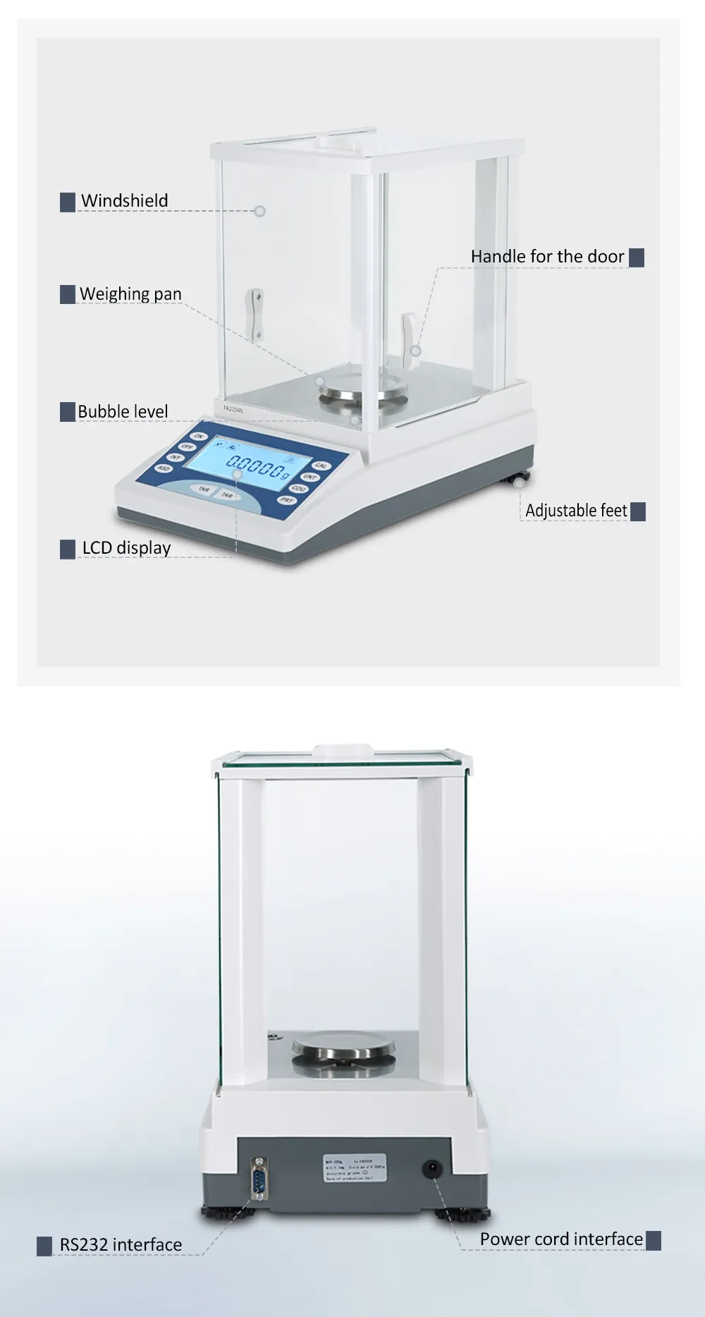 Fa 0 1mg Analytical Balance